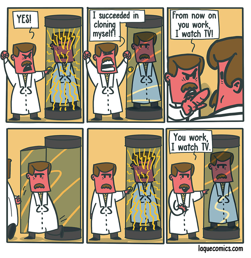 18 Comics Of 'laqué' That I've Started To Draw Recently As A Webcomic Project