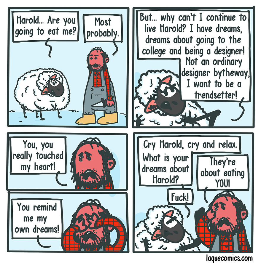 18 Comics Of 'laqué' That I've Started To Draw Recently As A Webcomic Project