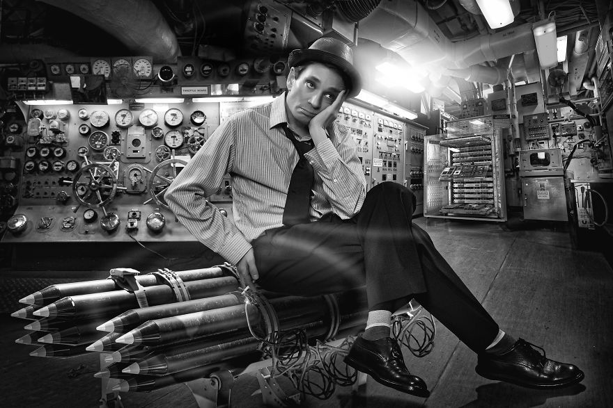 Chris Kattan And I Recreated Old Buster Keaton Pictures, And They Are Pretty Epic. Chris Kattan And I Recreated Old Buster Keaton Pictures, And They Are Pretty Epic.