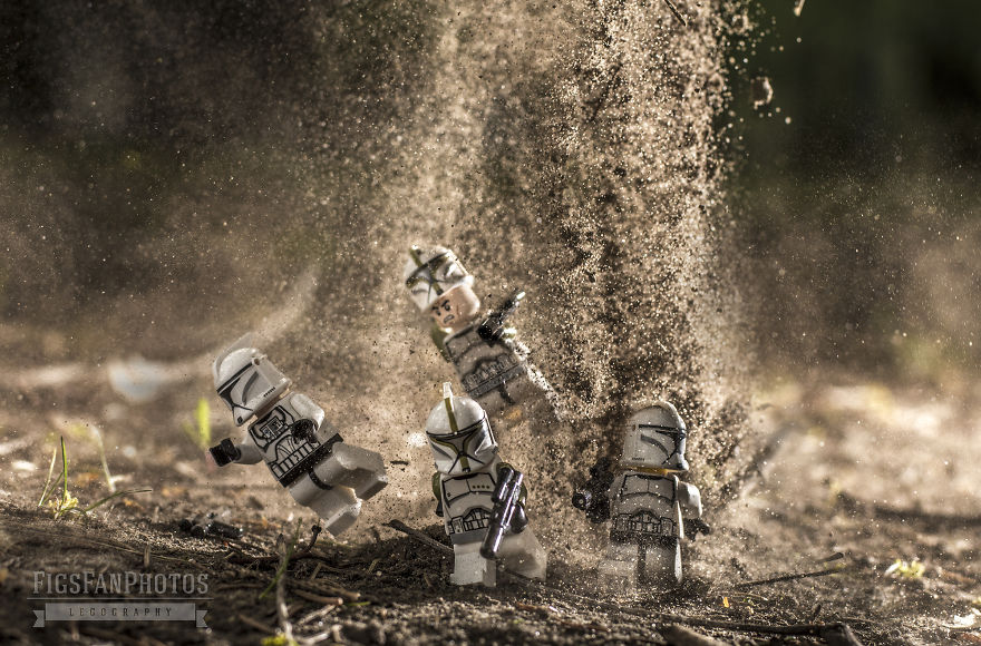 The 501st Legion In Action. And The Pressure Mines Too...