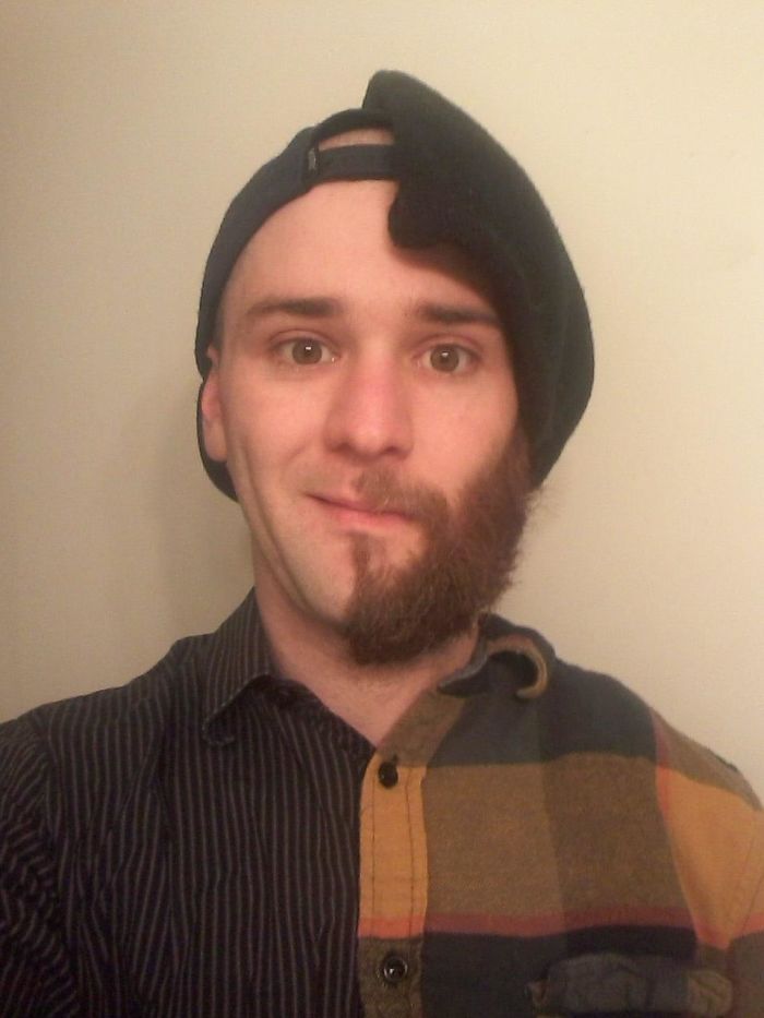Had A Little Fun With My Beard Before I Shaved It