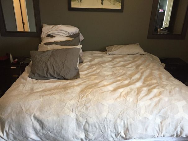As A Husband, I Decided To Make The Bed Properly