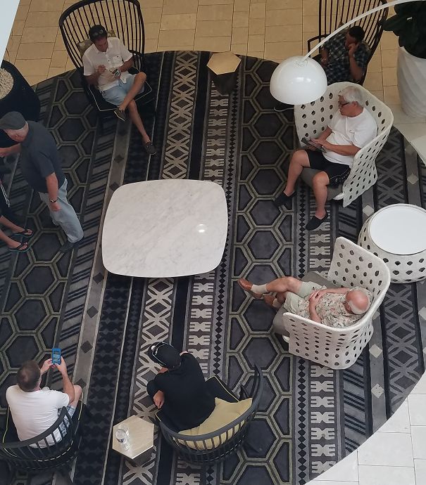 The "My Wife/Girlfriend Made Me Go To The Mall" Support Group Is Underway