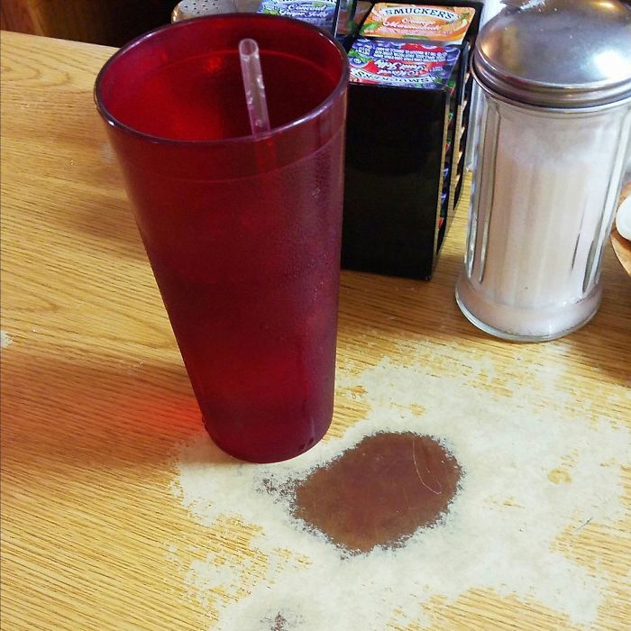 People In This Diner Have Put Cups In The Same Place For Years