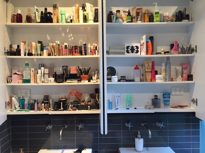 Wife Said "Lets Renovate The Bathroom, We Both Need More Shelf Space."