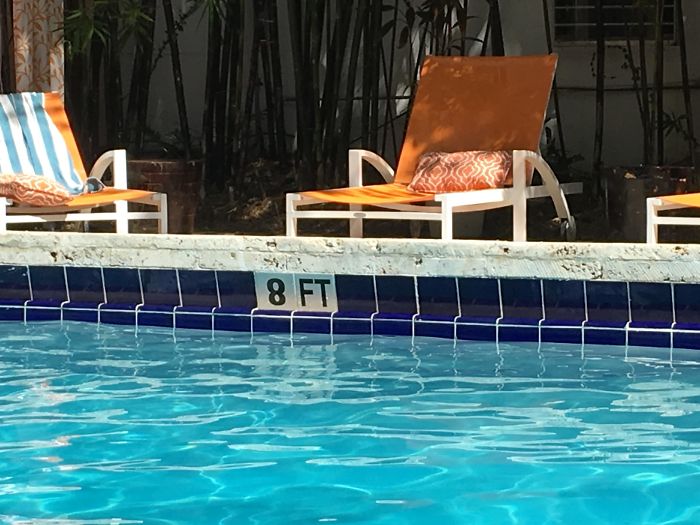 This 8 Is Ruining My Relaxing Moment By The Pool..