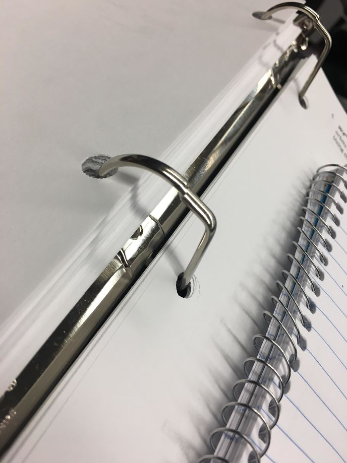 When Your Binder Rings Get Messed Up