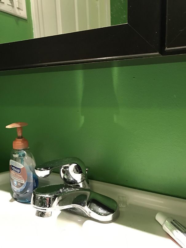 I Noticed The Shadow My Faucet Makes Looks Like Darth Vader