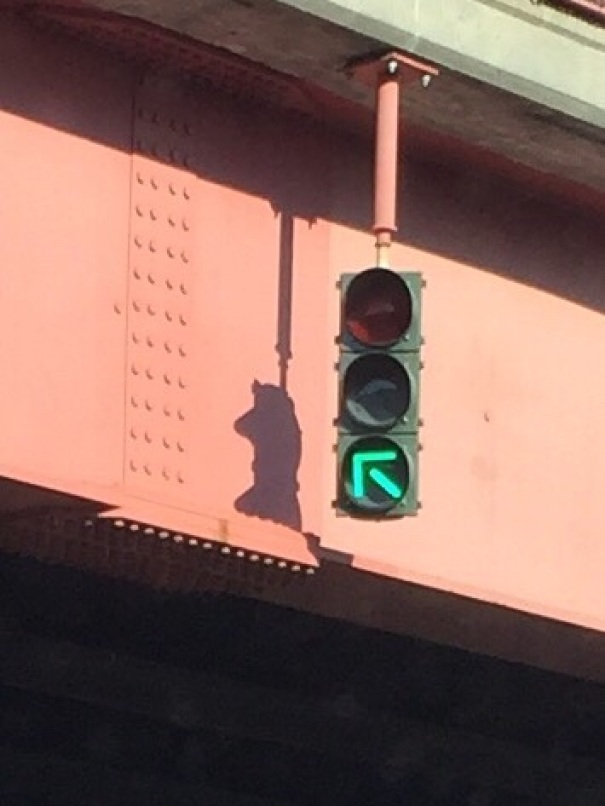 The Shadow Cast By This Traffic Light Looks Exactly Like A Chess Knight