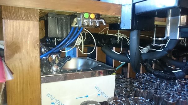 I Work In A Pub. This Sink Just Got Put In Behind The Bar