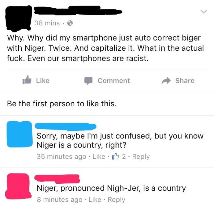 My Friend's Smart Phone Is Racist