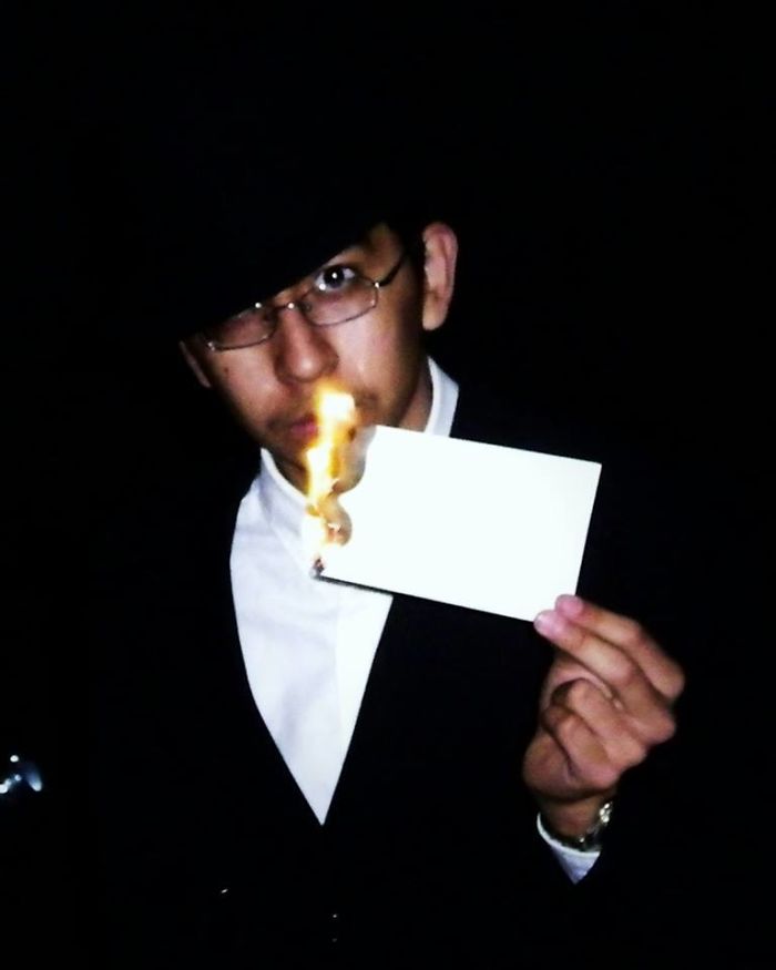 8th Grade. Captioned As "This Is The Path I Chose". My Mom Took This Picture