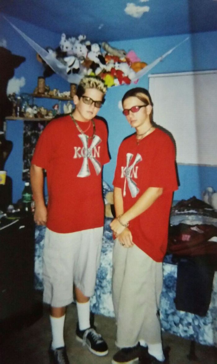 My Husband, On The Left, And His Best Friend, 1999. Aren't They Precious?