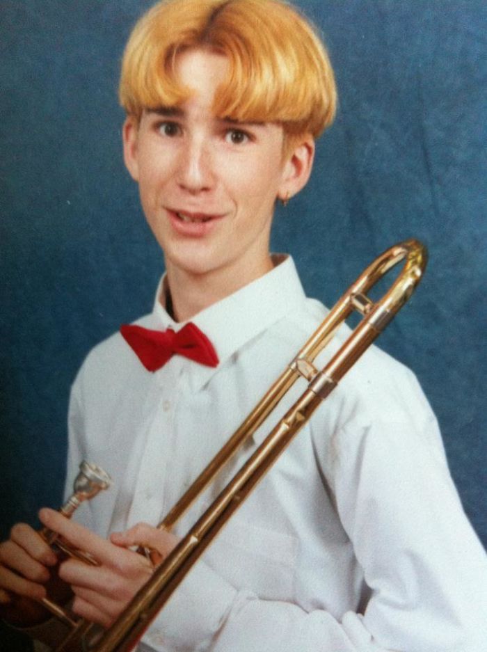 8th Grade Band Photo Gold