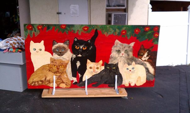 Found This Masterpiece At A Flea Market