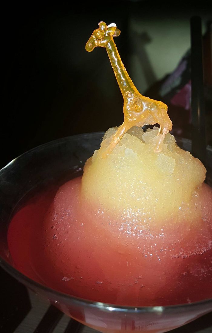 The Bar I'm At Puts Little Plastic Animals On Top Of Their Cocktails