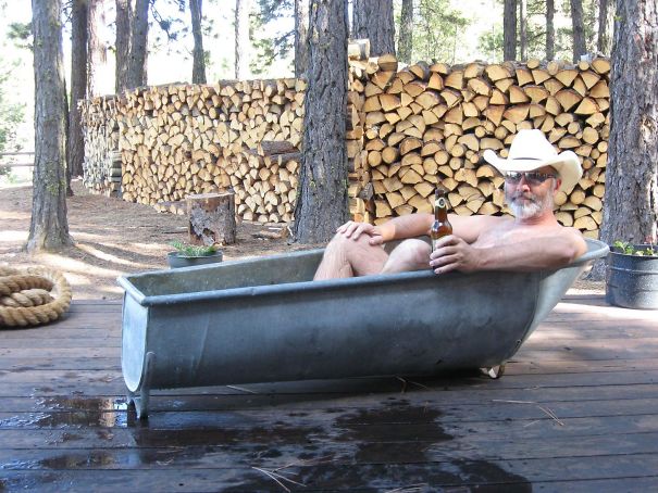 I Found A Cowboy Bathtub At The Flea Market Today