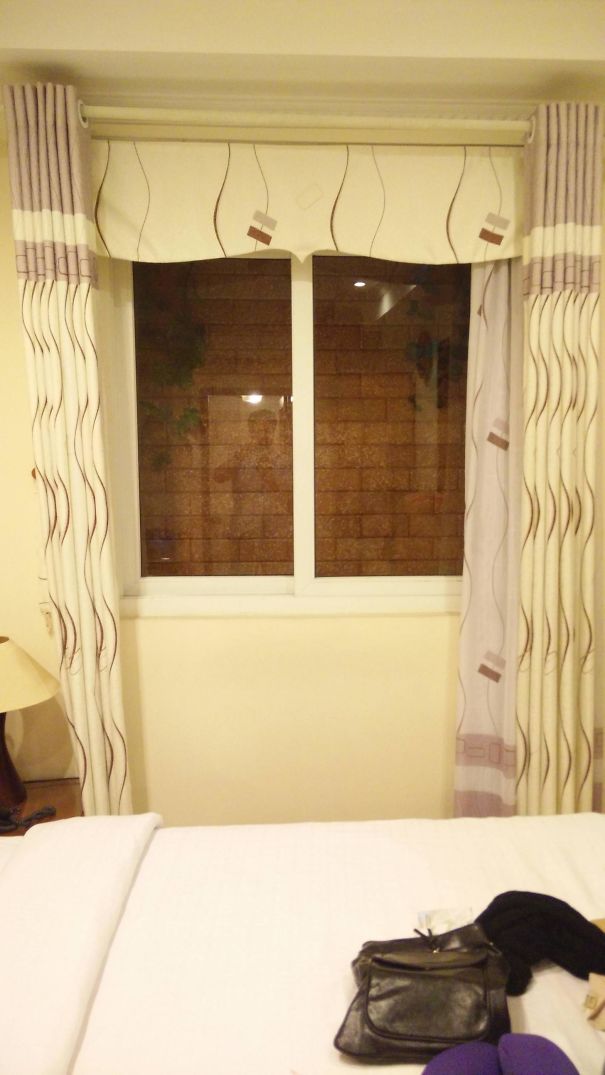 We Are Travelling Around North Vietnam, A Couple Of Our Rooms Have Had No Windows. The Hanoi Hotel We Just Checked Into Promised Me There Was A Window In The Room They Kept For Me. I Guess They Weren't Lying