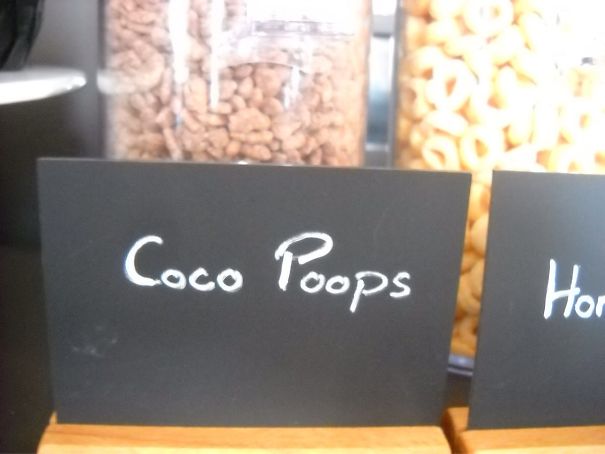 At The Hotel Breakfast Bar This Morning