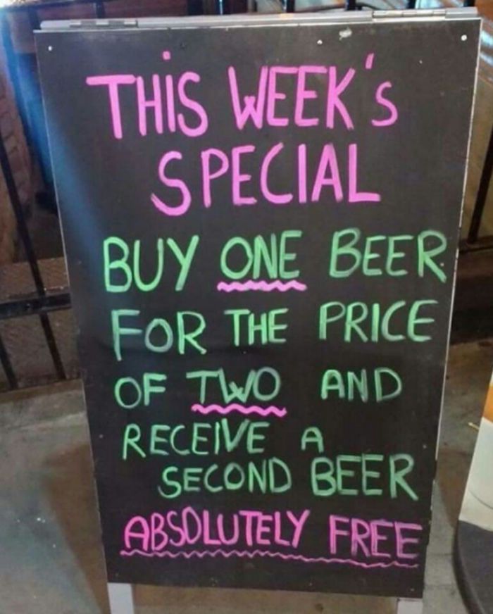 The Guy At My Local Bar Must Have A PhD In Marketing