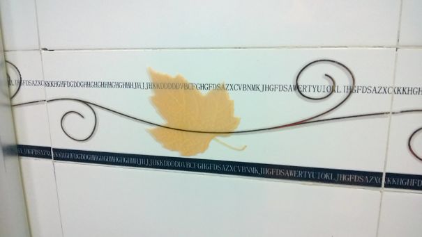 Chinese Using The Latin Alphabet As Decoration, Here's My Hotel Room I Beijing