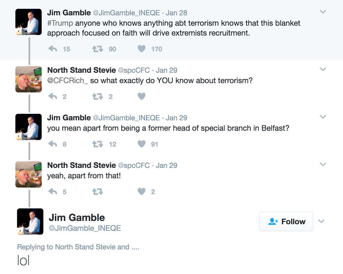 "What Do You Know About Terrorism?" He's Former Head Of Anti-Terrorist Intelligence And Special Branch In Northern Ireland