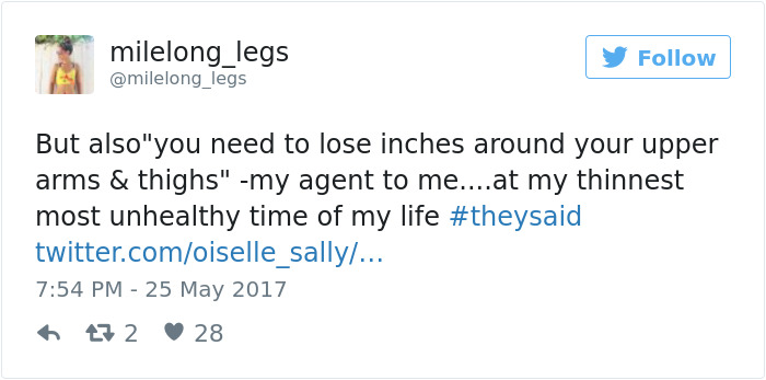 Theysaid Bodyshaming Stories