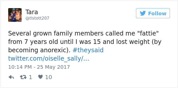 Theysaid Bodyshaming Stories