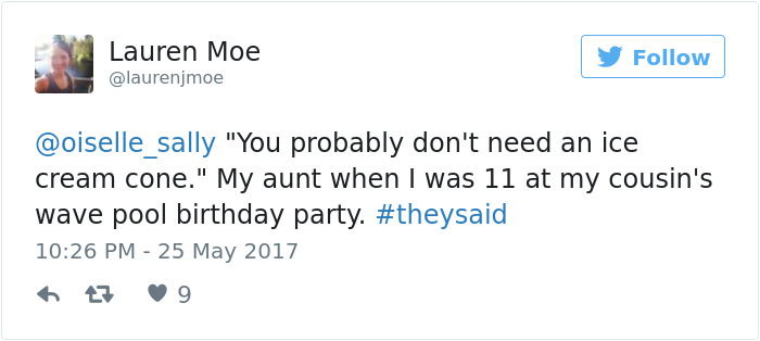 Theysaid Bodyshaming Stories