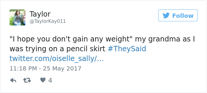 Theysaid Bodyshaming Stories