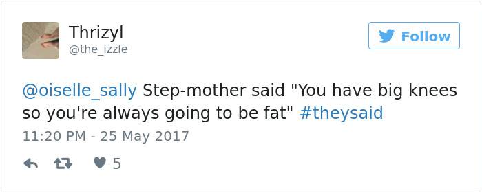 Theysaid Bodyshaming Stories