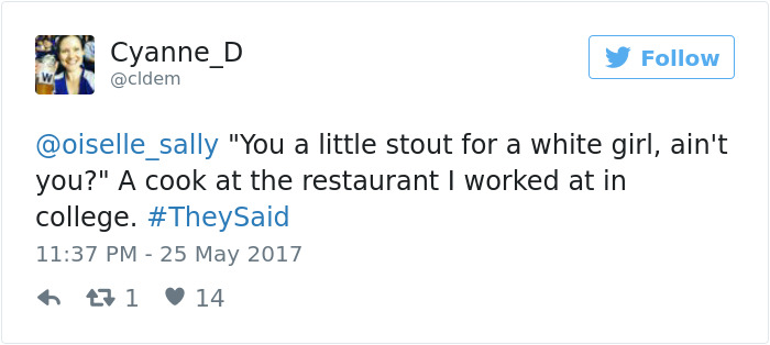 Theysaid Bodyshaming Stories