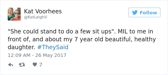 Theysaid Bodyshaming Stories