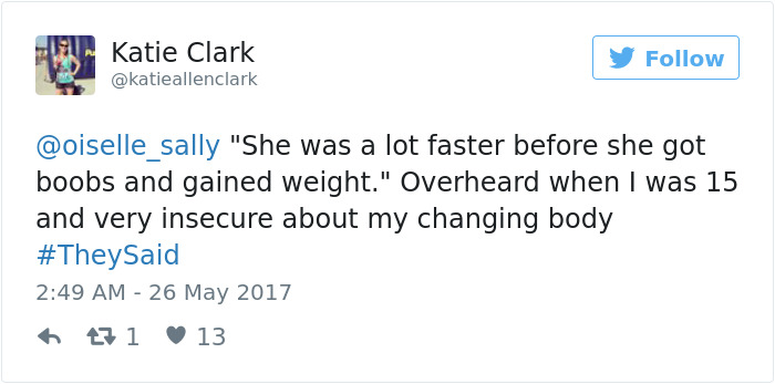 Theysaid Bodyshaming Stories