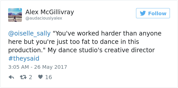 Theysaid Bodyshaming Stories