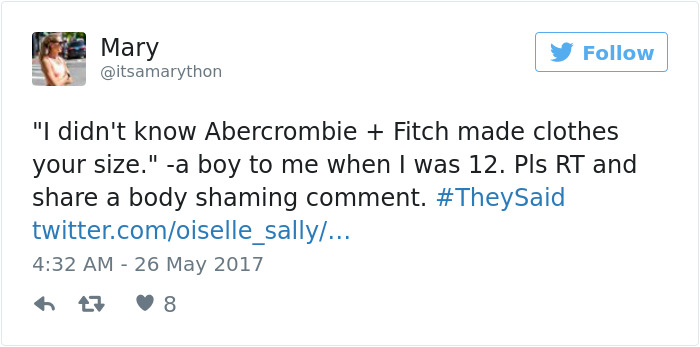 Theysaid Bodyshaming Stories