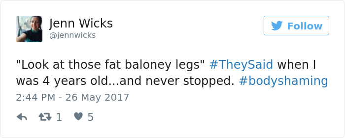 Theysaid Bodyshaming Stories