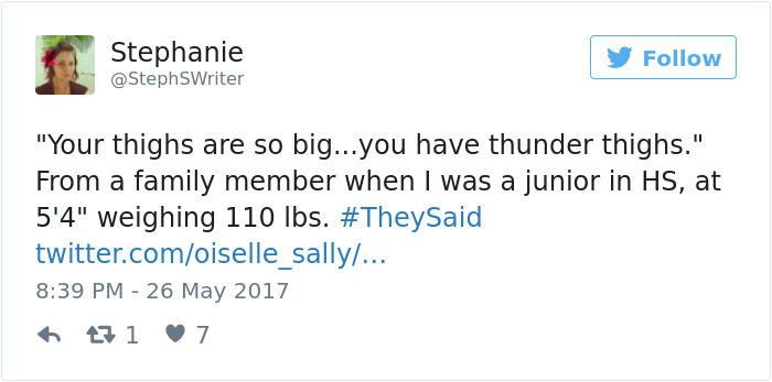 Theysaid Bodyshaming Stories