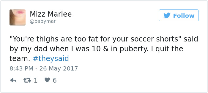 Theysaid Bodyshaming Stories