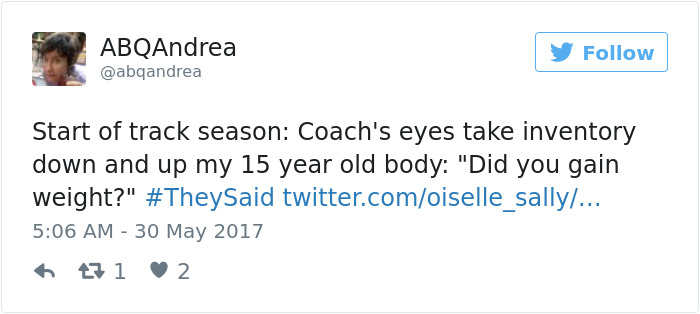 Theysaid Bodyshaming Stories