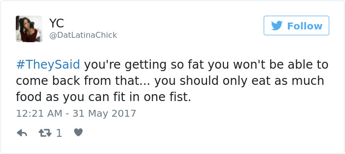 Theysaid Bodyshaming Stories