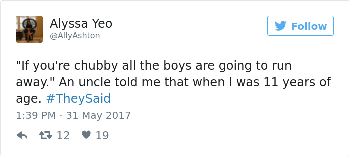 Theysaid Bodyshaming Stories