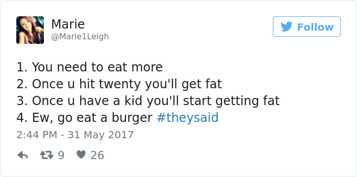 Theysaid Bodyshaming Stories