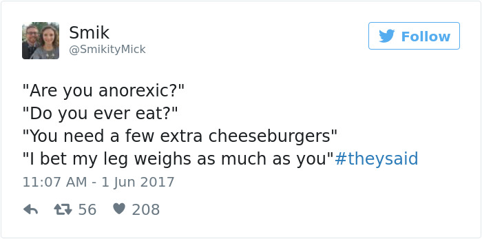 Theysaid Bodyshaming Stories