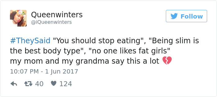 Theysaid Bodyshaming Stories