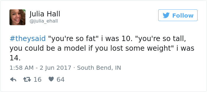 Theysaid Bodyshaming Stories