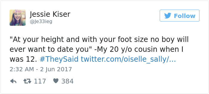 Theysaid Bodyshaming Stories