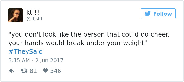 Theysaid Bodyshaming Stories