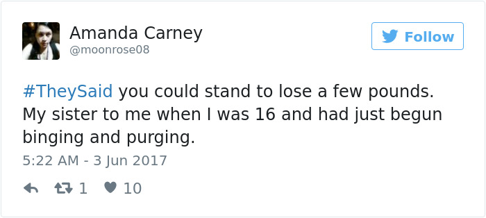 Theysaid Bodyshaming Stories