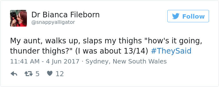 Theysaid Bodyshaming Stories